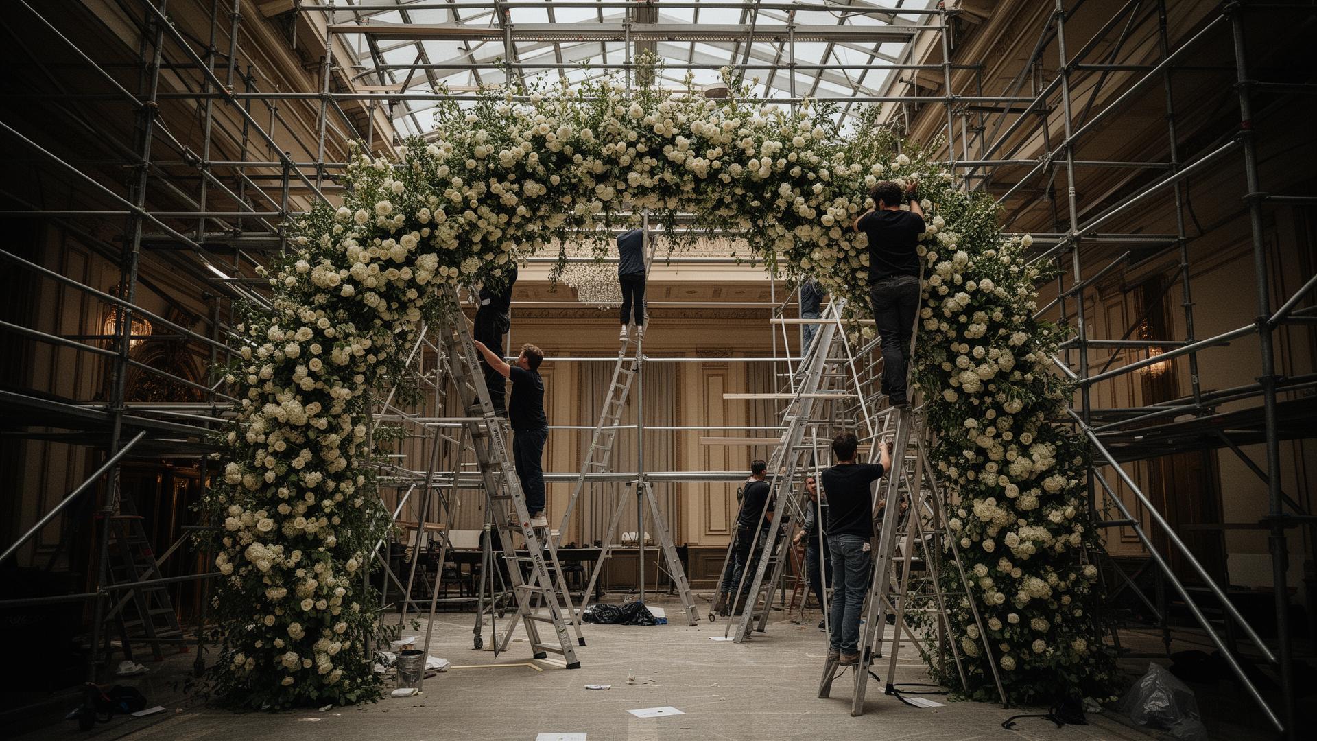 Event Floristry and Structural Design: What Holds the Flowers Up