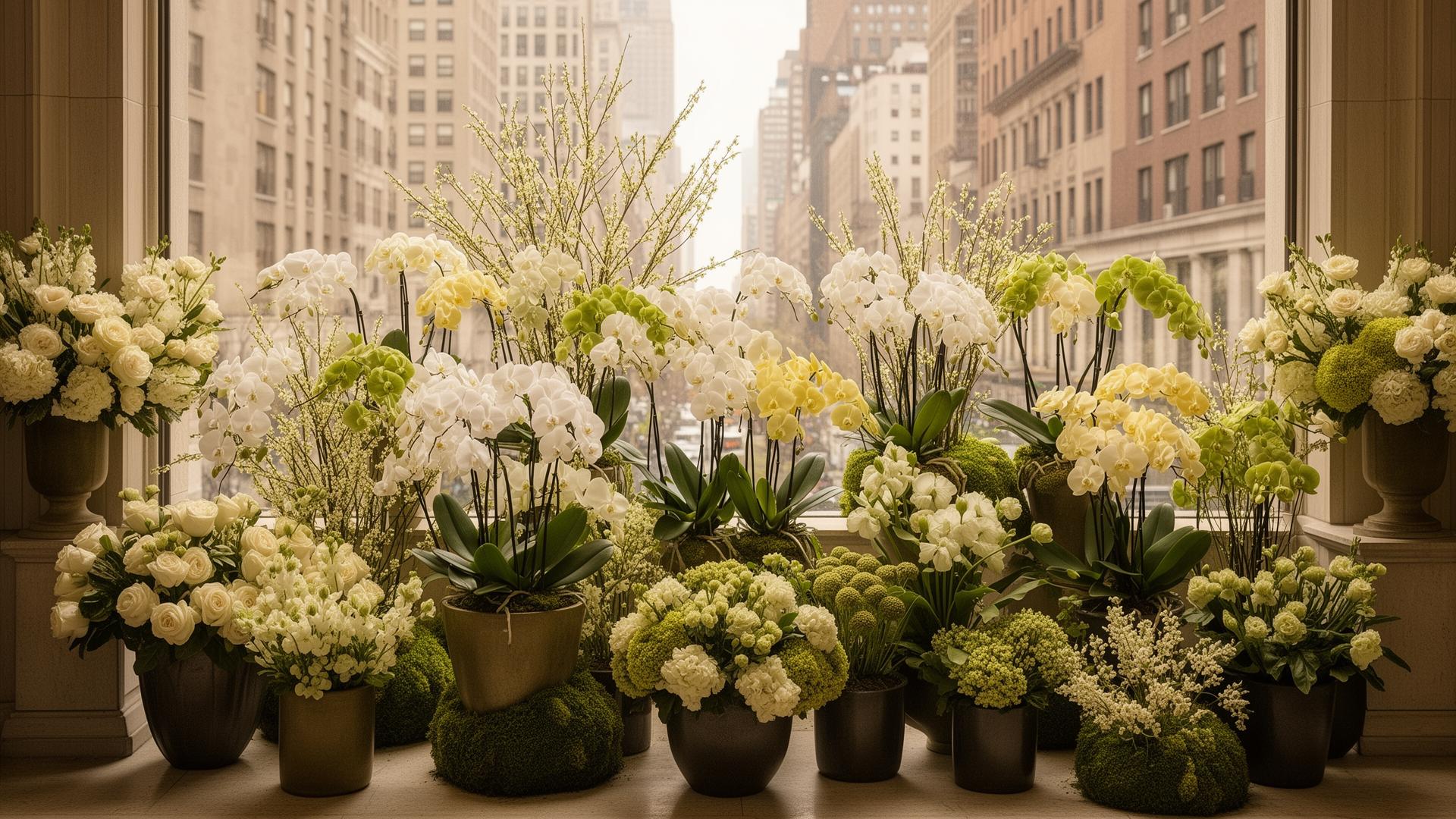 Flowers and botanical exhibitions in New York City